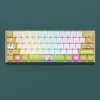capuchons de touches de clavier mécanique, thème demon slayer, kanroji mitsuri, original, pbt, colorant sub, personnalité créative, axe adapté