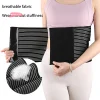 ceinture de soutien unisexe pour hernie et stomie, 1 pièce, enveloppes de soutien pour stomie noire, attelle abdominale pour hommes et femmes
