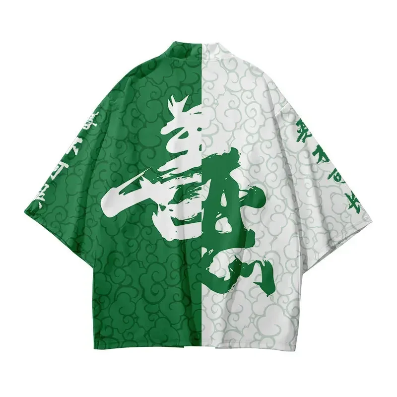 harajuku haori summer kimono streetwear chinese style fashion samurai cosplay costume japanese men's kimono yukata 2024 women harajuku haori summer kimono streetwear chinese style fashion samurai cosplay costume japanese men's kimono yukata 2024 women