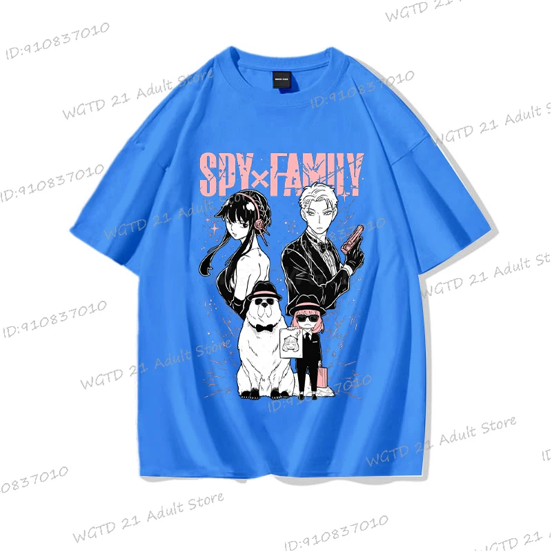 japanese anime anya forger spy x family printed t shirt women men casual harajuku cute crewneck short sleeve coton t shirt japanese anime anya forger spy x family printed t shirt women men casual harajuku cute crewneck short sleeve coton t shirt