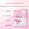 ensemble de masques faciaux en boue sakura, nettoyage en profondeur des pores, rétrécissement du sébum, élimination des points noirs, soins hydratants pour la peau, 10/12 pièces