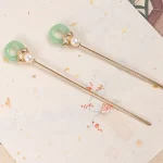 Épingle à cheveux en Jade fleur, outil de conception de coiffure, épingle à cheveux de Style ancien, couvre-chef de Style chinois, couvre-chef ancien, bâtons de cheveux Hanfu