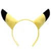 accessoires pour cheveux de dessin animé pokemon, bandeau pikachu, oreilles mignonnes, couvre chef de poupée en peluche, personnalisation de selfie