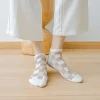 5 paires de chaussettes à la cheville en forme d'ours en peluche, chaussettes courtes confortables et mignonnes, bas et bonneterie pour femmes