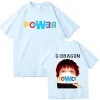 g dragon power t shirt homme femmes harajuku col rond été chemise décontractée