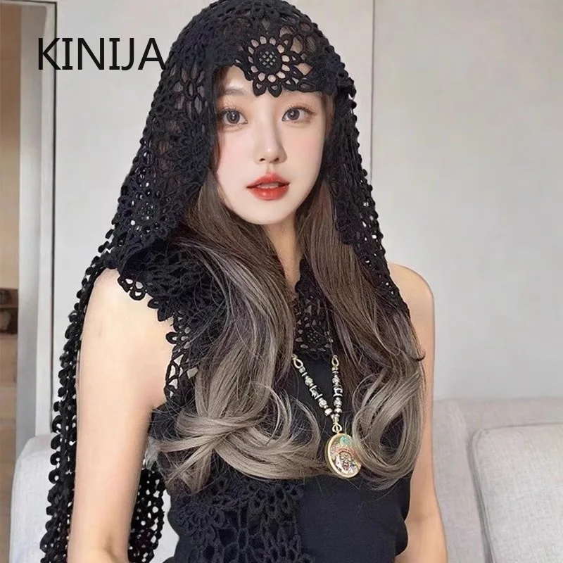 japonais dentelle évider tricoté chapeau femmes ethnique sle voyage photoaphy visage minceur aérien casquette foulard chapeau décontracté japonais dentelle évider tricoté chapeau femmes ethnique sle voyage photoaphy visage minceur aérien casquette foulard chapeau décontracté