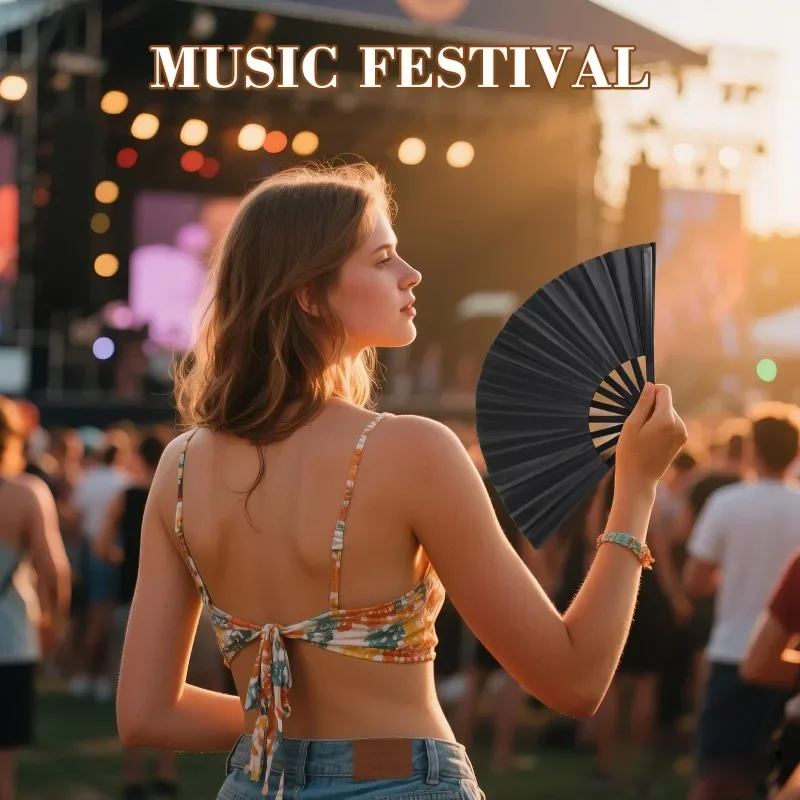 grand éventail rave pliant, pour danse en ligne, grands éventails de claquement pour bottes sur le sol, décoration de fête de danse, festival grand éventail rave pliant, pour danse en ligne, grands éventails de claquement pour bottes sur le sol, décoration de fête de danse, festival