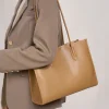 mode nouveau kaki femmes ol sac à main en cuir véritable dames sac à bandoulière grand sac fourre tout grande capacité shopper sacs pockets