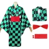 kimet su no yaiba saison 2 agatsuma zenitsu kimono anime cosplay costume kamado tanjirou hashibira inosuke robe kimono imprimée