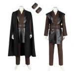 Anakin obiwan kenobi cosplay Costume chevalier adultes hommes uniforme à capuche ensemble complet pour Halloween carnaval jeu de rôle Costume