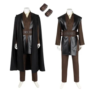 Anakin obiwan kenobi cosplay Costume chevalier adultes hommes uniforme à capuche ensemble complet pour Halloween carnaval jeu de rôle Costume Anakin obiwan kenobi cosplay Costume chevalier adultes hommes uniforme à capuche ensemble complet pour Halloween carnaval jeu de rôle Costume