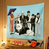 tapisserie de dessin animé japonais gintama, tissu de fond pour dortoir d'étudiants, décoration de chevet de chambre à coucher, tapisserie suspendue pour maison de location, 1 pièce