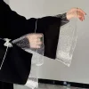 abaya noir d'été pour femmes musulmanes, robe modeste élégante de dubaï avec manches en dentelle, tenue de vacances islamique, kaftan turc 2025