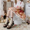 sandales à lanières douces pour femmes, chaussures kawaii chic, rondes, style collège, été