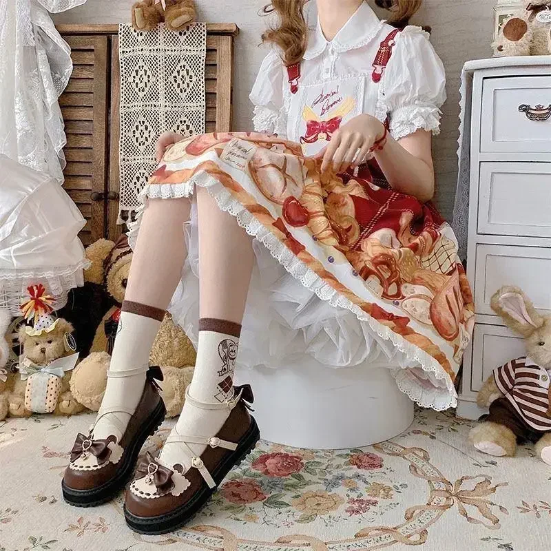 sandales à lanières douces pour femmes, chaussures kawaii chic, rondes, style collège, été sandales à lanières douces pour femmes, chaussures kawaii chic, rondes, style collège, été