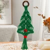1 pièce, décorations de noël, artisanat décoratif de perles tressées, décoration de fête sur le thème de noël