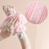 gant de toilette exfoliant de style japonais, brosse en nylon pour le dos, éponge de gommage de douche, accessoire de salle de bain pour le corps