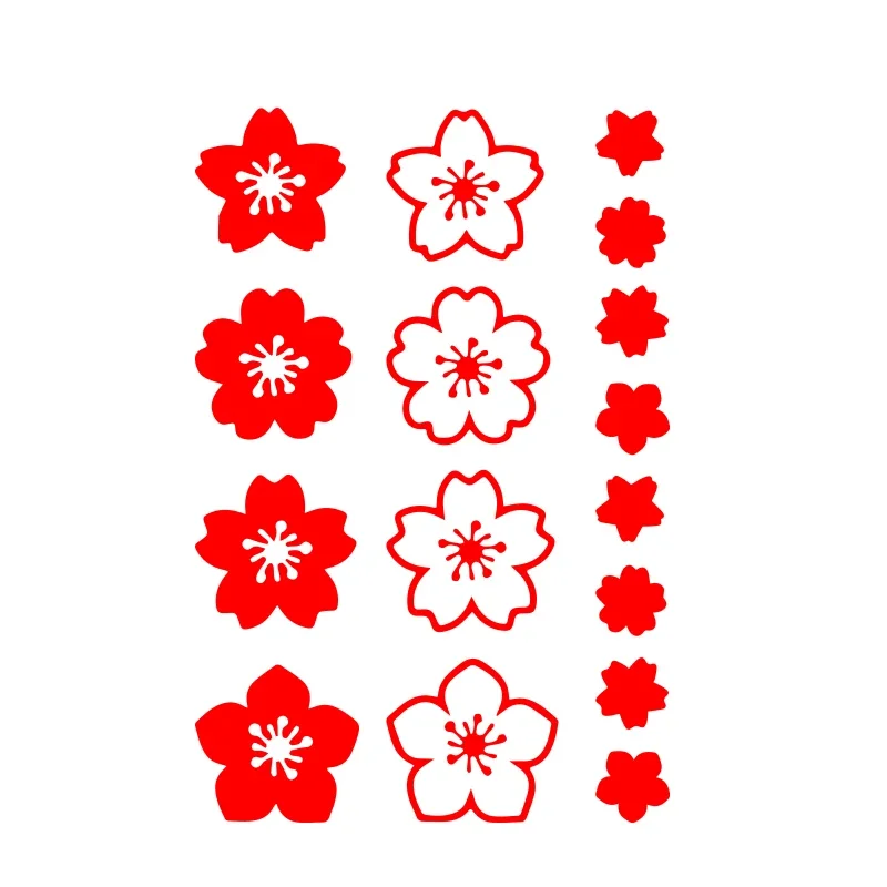 autocollant de fleurs de sakura pour voiture, décalcomanies en vinyle, autocollant pour ordinateur portable, décoration de fenêtre de pare brise, accessoires externes, aucune fleur autocollant de fleurs de sakura pour voiture, décalcomanies en vinyle, autocollant pour ordinateur portable, décoration de fenêtre de pare brise, accessoires externes, aucune fleur