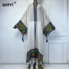 WINYI-Kimono long brodé pour femmes, vêtements de plage, abaya musulmane, dubaï, caftan de luxe, moyen-orient, été WINYI-Kimono long brodé pour femmes, vêtements de plage, abaya musulmane, dubaï, caftan de luxe, moyen-orient, été