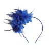 fleur femmes élégant plume fascinator chapeau bandeau cheveux accessoires