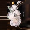 pince à cheveux en soie pour mariée, épingle à cheveux, vintage, décor hanfu chinois, barrettes florales, couvre chef de mariage rétro, cadeau