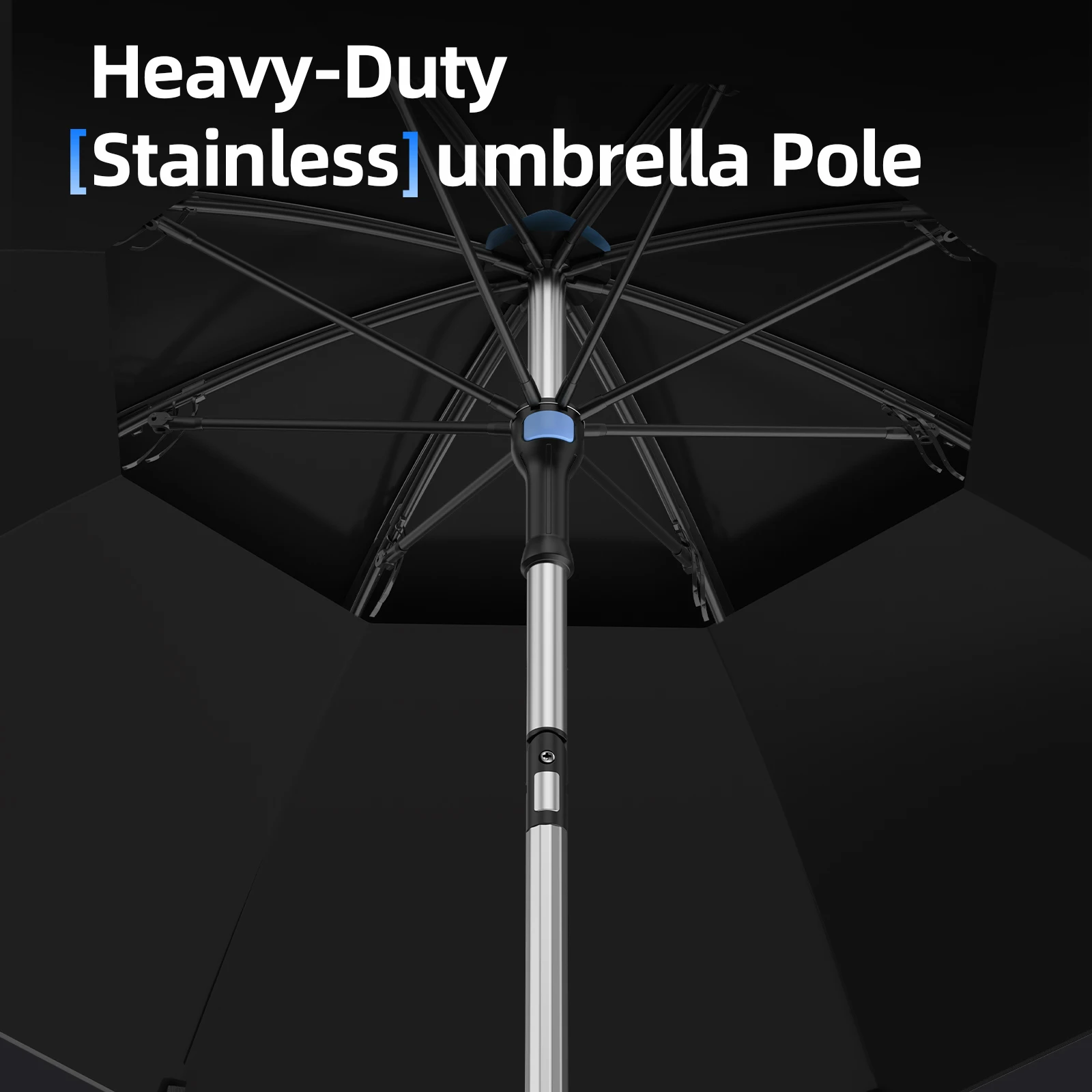 yuzhiyuan parasol de pêche, parasol, parasol de camping en plein air, durable multifonctionnel double couche pliable portable yuzhiyuan parasol de pêche, parasol, parasol de camping en plein air, durable multifonctionnel double couche pliable portable