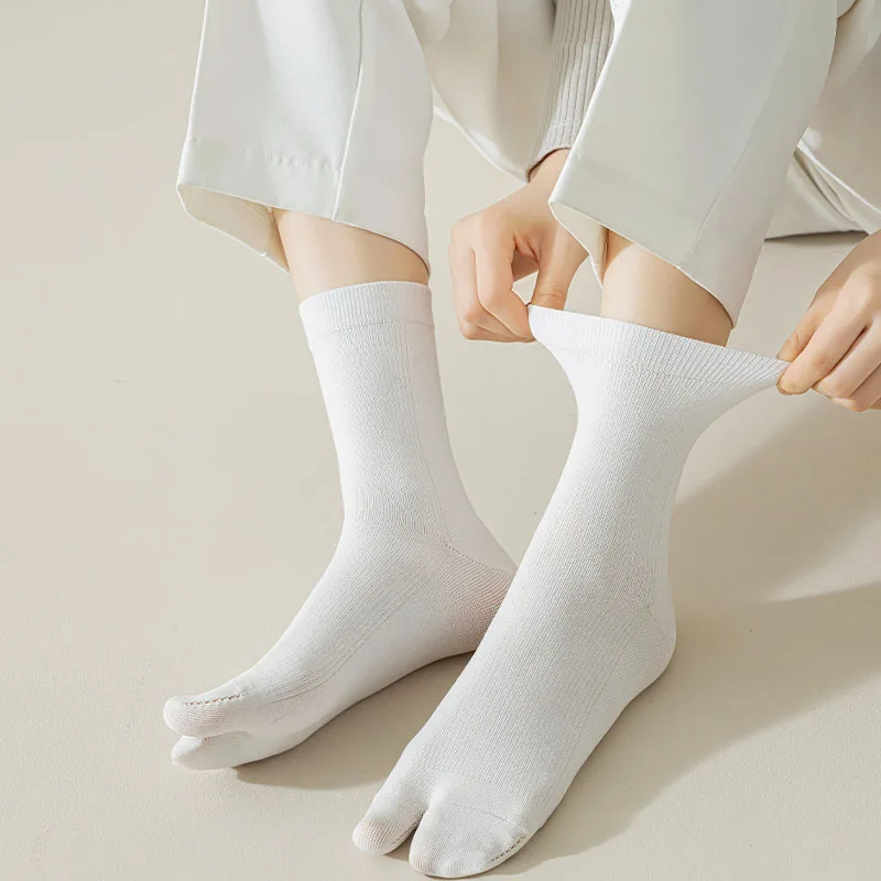 3 paires ensemble hommes orteil chaussettes mode style japonais respirant confortable mode femmes deux doigts chaussettes couleurs unies simple sox 3 paires ensemble hommes orteil chaussettes mode style japonais respirant confortable mode femmes deux doigts chaussettes couleurs unies simple sox