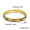 wars axin bracelet large vintage pour femme, haute qualité, exacttelettes d'eau, cz zcompresses, bijoux exquis en or, cadeau pistolet noir