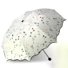 Parapluie de protection UV pour femme, parapluie pliant, coupe-vent, voyage, fleurs sur canAmendements
