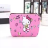 hello kitty sac à main porte monnaie dessin animé imprimé pu mélodie mignon portefeuille sac porte clés sac de rangement sanrio kuromi kawaii mini pochette