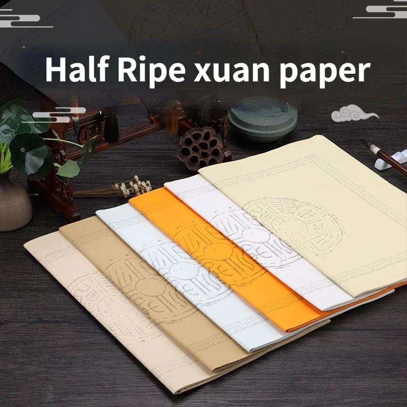 papier de calligraphie chinoise, papier xuan pastel wadang, papier de riz à moitié mûr, papier de couplet, papier décoré arroz papier de calligraphie chinoise, papier xuan pastel wadang, papier de riz à moitié mûr, papier de couplet, papier décoré arroz
