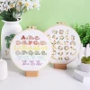 kit de broderie de pratique de l'alphabet, kit de lettres pour adultes débutants avec motifs, kit de broderie pour débutants