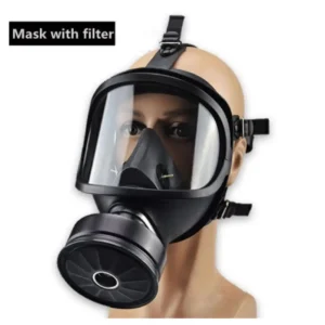 Masque facial complet à gaz de type MF14/87, respirateur chimique, avec filtre en caoutchouc naturel, auto-amortissant