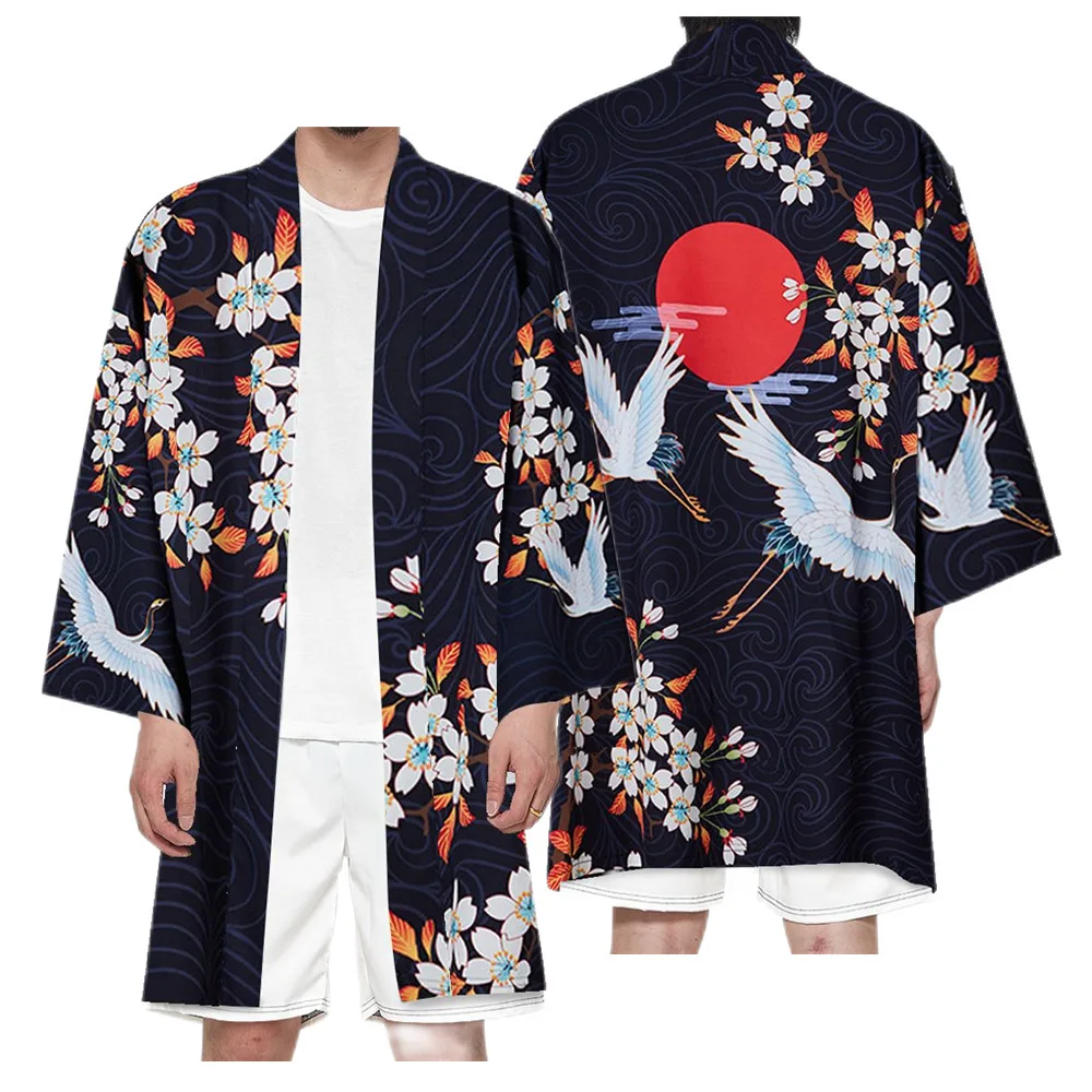 cardigan dragon chinois harajuku, kimono long pour femmes et hommes, rue japonaise, samouraï, cosplay yukata, hauts surdimensionnés 6xl cardigan dragon chinois harajuku, kimono long pour femmes et hommes, rue japonaise, samouraï, cosplay yukata, hauts surdimensionnés 6xl