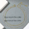 ensemble de colliers minimalistes en acier inoxydable pour femmes, bijoux quotidiens
