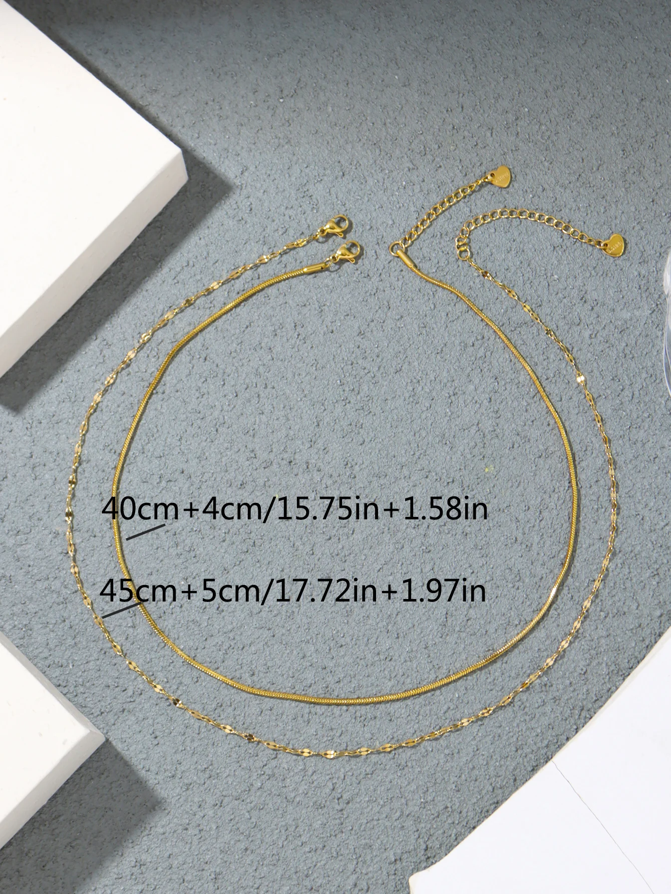 ensemble de colliers minimalistes en acier inoxydable pour femmes, bijoux quotidiens ensemble de colliers minimalistes en acier inoxydable pour femmes, bijoux quotidiens