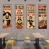 Papier peint rétro en papier kraft pour restaurant de sushi japonais, autocollant mural, chambre, affiche de décoration d’intérieur, Izakaya, peinture décorative Papier peint rétro en papier kraft pour restaurant de sushi japonais, autocollant mural, chambre, affiche de décoration d’intérieur, Izakaya, peinture décorative