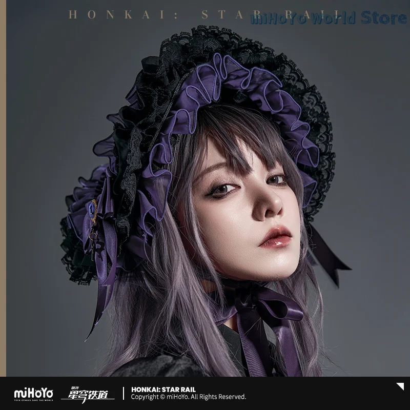 chapeau herta officiel mihoyo original merch honkai star rail herta thème impression série chapeau costume femme casquette lolita cosplay chapeau herta officiel mihoyo original merch honkai star rail herta thème impression série chapeau costume femme casquette lolita cosplay