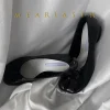tabi chaussures ballet falts ballerine en cuir chaussures pour femmes bout fendu chaussures plates tabi sans lacet mocassins à fond souple avec nœud papillon