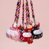 Porte-clés Maneki Neko mignon, ornement en fleur de cerisier, pendentif chat porte-bonheur, décoration de sac à dos, breloques, sangle de téléphone pour filles Porte-clés Maneki Neko mignon, ornement en fleur de cerisier, pendentif chat porte-bonheur, décoration de sac à dos, breloques, sangle de téléphone pour filles