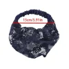 bandeau de sauna en dentelle transparente, cerceau à cheveux en maille légère, bandeaux creux, coiffure de style coréen, tête large sur le côté, rond, mère