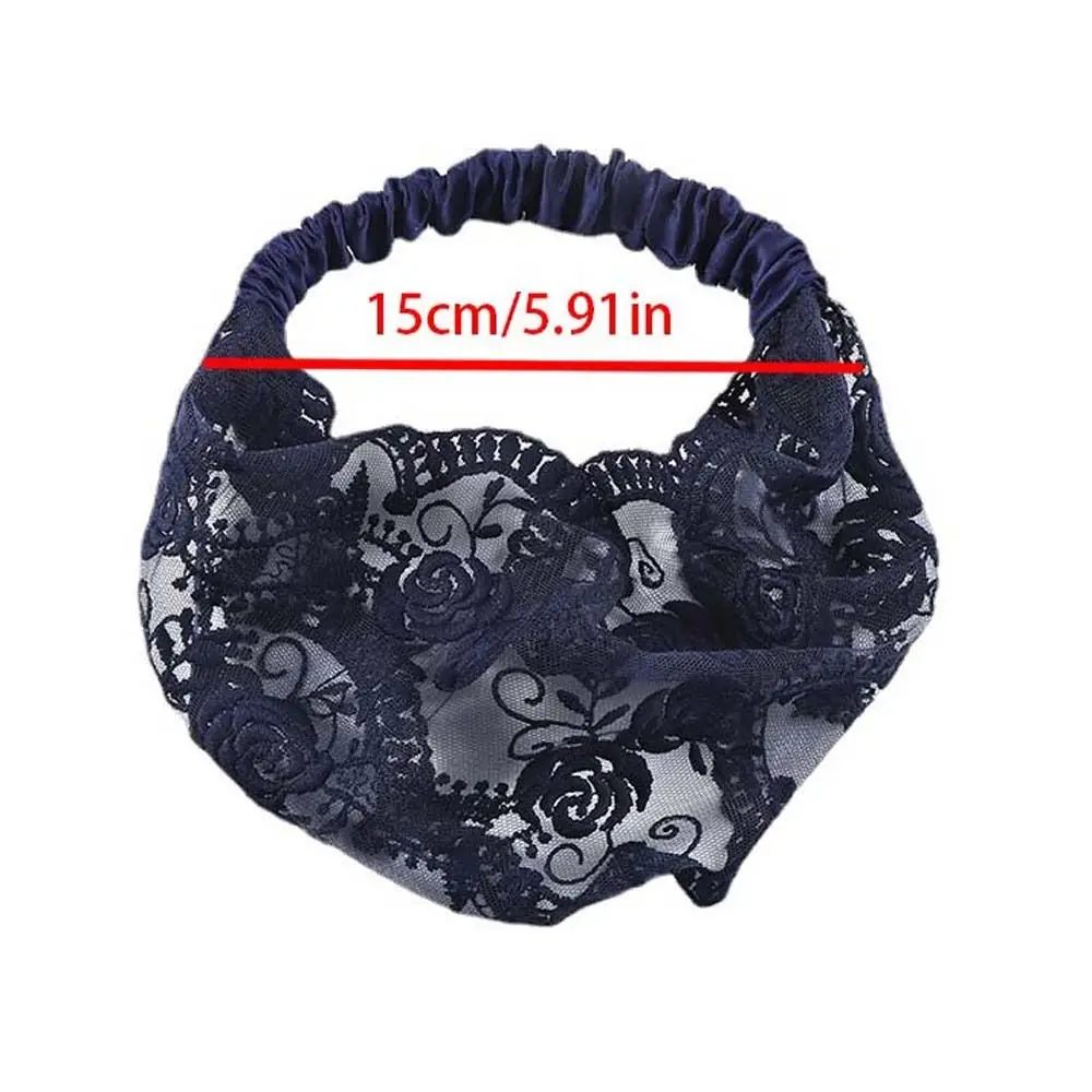 bandeau de sauna en dentelle transparente, cerceau à cheveux en maille légère, bandeaux creux, coiffure de style coréen, tête large sur le côté, rond, mère bandeau de sauna en dentelle transparente, cerceau à cheveux en maille légère, bandeaux creux, coiffure de style coréen, tête large sur le côté, rond, mère