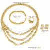 ensembles de bijoux de couleur or pour femmes ensembles de colliers pour femmes bijoux de mode ensembles de bijoux