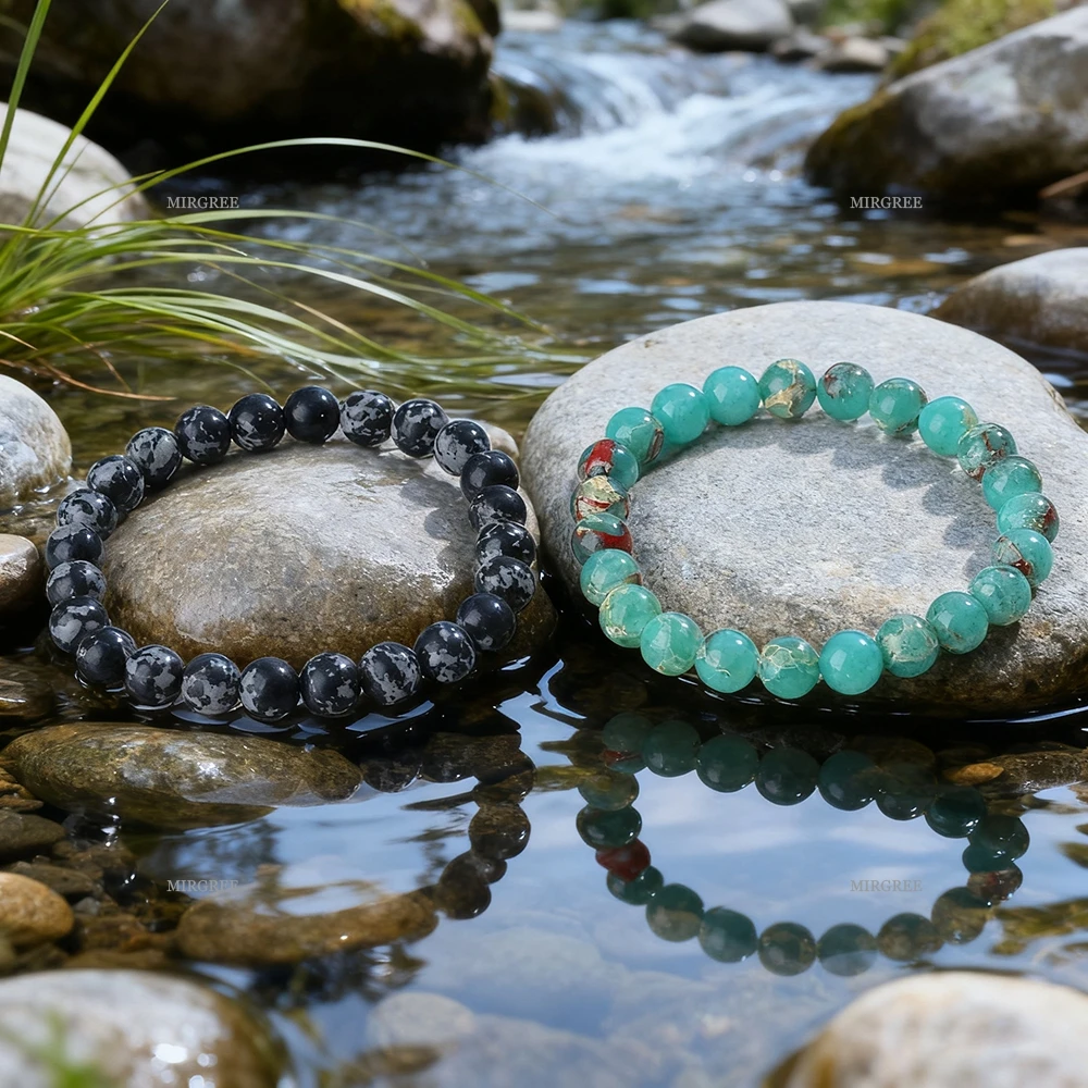 2 bracelets noirs gris et turquoise, bijoux en cristal de guérison faits à la main pour un usage quotidien et un cadeau, conception élastique pour une ajustement confortable 2 bracelets noirs gris et turquoise, bijoux en cristal de guérison faits à la main pour un usage quotidien et un cadeau, conception élastique pour une ajustement confortable