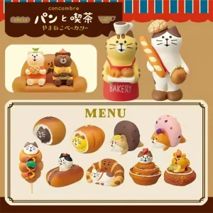 ZAKKA japonais chat nourriture boulangerie café décoration résine artisanat petits ornements Croissant beignet Dessert Cupcake Hot Dog ours ZAKKA japonais chat nourriture boulangerie café décoration résine artisanat petits ornements Croissant beignet Dessert Cupcake Hot Dog ours