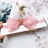 princesse couronne arc bandeau pour fille rose nœud papillon doux bébé nouveau né bandeaux enfants cheveux accessoires coréen chapeaux