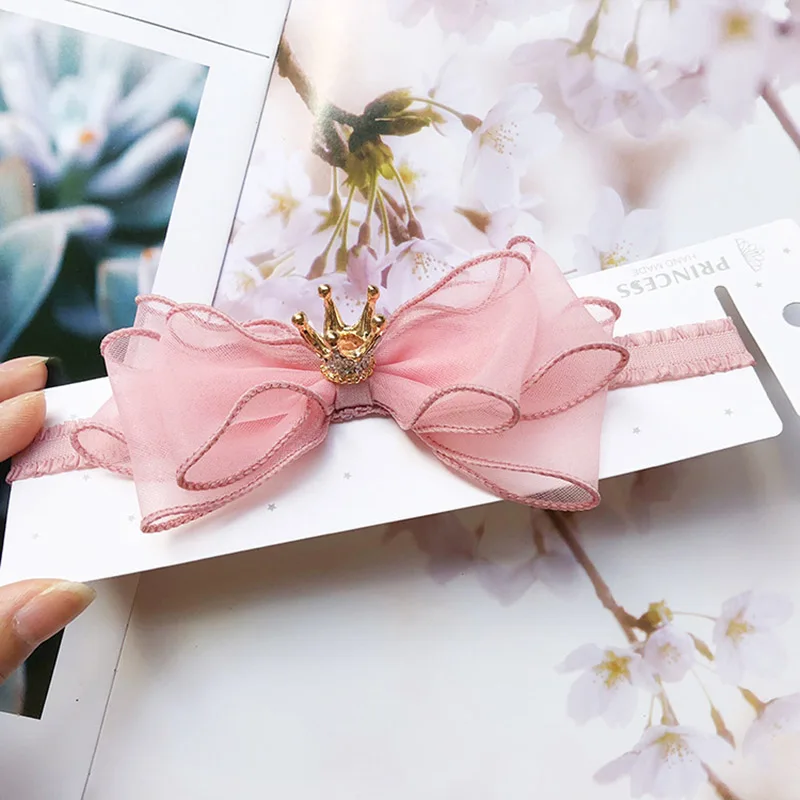 princesse couronne arc bandeau pour fille rose nœud papillon doux bébé nouveau né bandeaux enfants cheveux accessoires coréen chapeaux princesse couronne arc bandeau pour fille rose nœud papillon doux bébé nouveau né bandeaux enfants cheveux accessoires coréen chapeaux