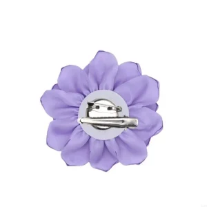 Broche fleur tissu à mode ornement d&rsquo;épingle à collier pour les amateurs mode