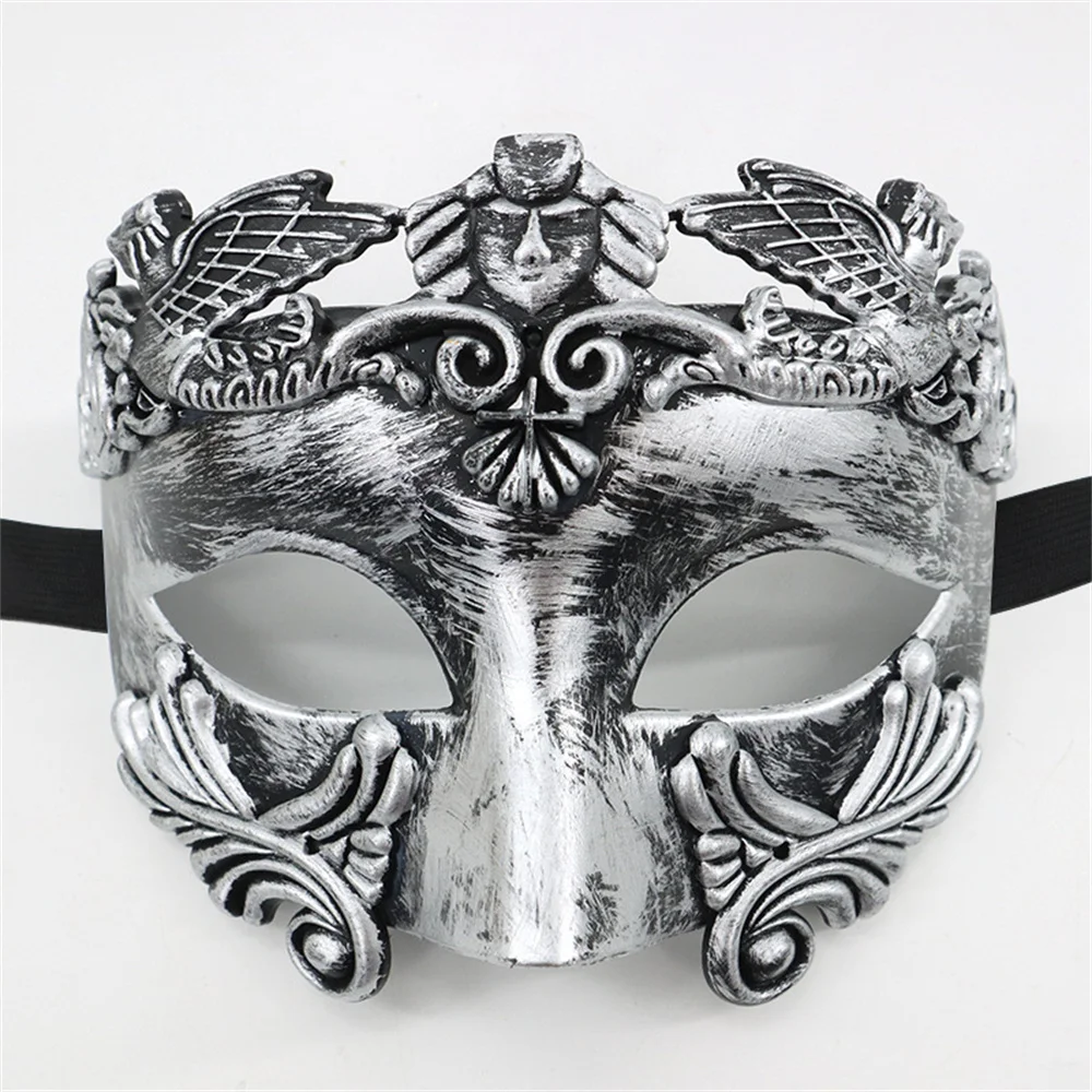 masques pour hommes, mascarade d'ancien guerrier greco roman, accessoires de costume de cosplay pour fête d'halloween, demi masque sexy, accessoires masques pour hommes, mascarade d'ancien guerrier greco roman, accessoires de costume de cosplay pour fête d'halloween, demi masque sexy, accessoires