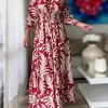 robe longue style bohème pour femmes musulmanes, abaya indienne, chemise imprimée, dubaï, islam, kaftan de soirée, tenue éducative, 2024